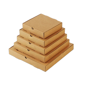 Cajas de Cartón para Hamburguesas de 33x35 cm, 30x40 cm, 9 Pulgadas, Diseño Personalizado, Estampado, Cajas de Pizza Negras con Logotipo, Recicladas, de Grado Alimenticio, Venta al Por Mayor - Product Image 1