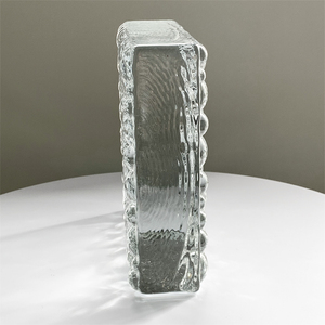 Vente en gros d'usine - Briques de <span class=keywords><strong>verre</strong></span> ondulées transparentes de haute qualité pour salle de bain et cuisine, 150*150*50mm, pour murs intérieurs de maison et d'hôtel - Product Image 5
