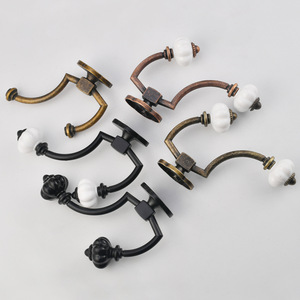 Wall Mounted Copper Coat <b>Hooks</b> Round Shape For Bedroom Clothing Storage - Product Image 1