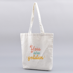 Sac Cabas En Coton Bio Personnalisable Logo Coton <strong>Uni</strong> Sacs Fourre Tout Sac Shopping De Tissu Coton Biologique Personalise - Product Image 4