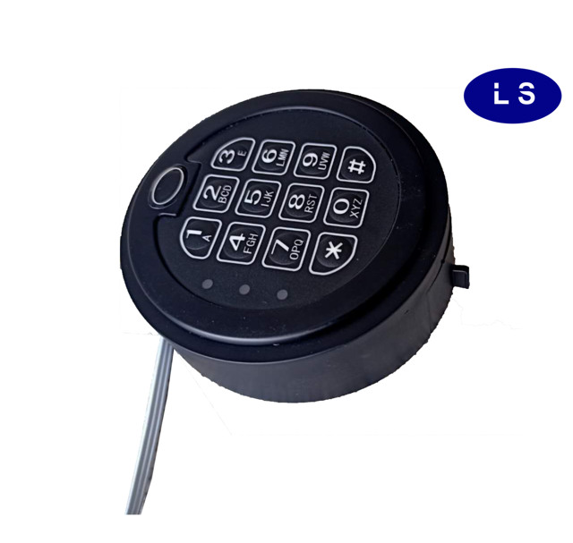 Black High Performance Light up Electronic Safes Box Lock With Delay Function for Jewelry Cabinet Gun Safes