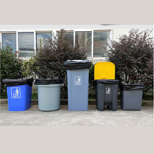 Sacs poubelles noirs jetables Construction Sacs poubelles de 30 gallons pour sac en plastique biodégradable 100% - Product Image 1