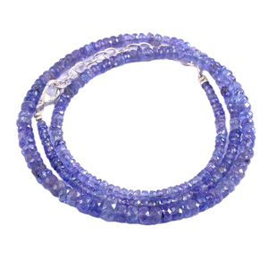 Collar de Plata de Ley con Tanzanita, Joyería Fina, Certificado por Terceros, Clásico para Bodas, Chapado en Plata, Signo Zodiacal - Product Image 1