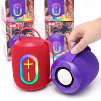 Speaker Portabel Nirkabel BS-36 BARU dengan Radio FM/TF/USB, Woofer Super Bass, Lampu RGB Warna-warni, Speaker Musik Bluetooth