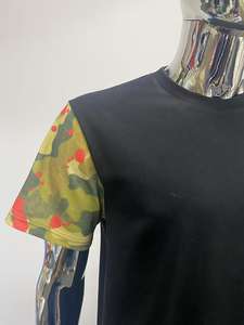 T-<span class=keywords><strong>shirt</strong></span> de camouflage personnalisé de haute qualité respirant pour hommes vêtements d'été T-<span class=keywords><strong>shirt</strong></span> unisexe à manches courtes - Product Image 2