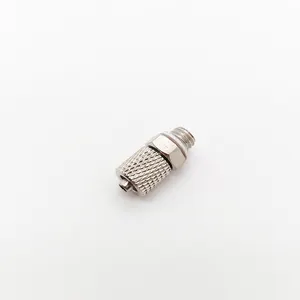 Conector de manguera neumática, accesorio de cobre puro duro y duradero, Micro ángulo de M5-H-4, Junta recta de giro rápido de 90 grados