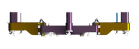 AGV omnidirectionnel OEM de 30 tonnes pour la fabrication mécanique, levage de charges lourdes, nivellement hydraulique, véhicule robotisé à guidage automatique