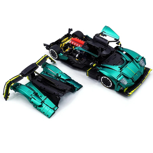 Y18006 MOC <span class=keywords><strong>Pro</strong></span> Speed Supercar Véhicule de Course Technique Blocs de Construction Briques Modèle Puzzle à Assembler Jouets DIY Cadeaux d'Anniversaire pour Garçons - Product Image 3