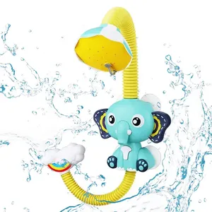 Éléphant mignon 360 degrés Rotation jeu d'eau enfants jouets de <span class=keywords><strong>bain</strong></span> bébé <span class=keywords><strong>bain</strong></span> pommeau de douche électrique jouets de douche pour bébé - Product Image 1