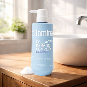 Pallamina Factory OEM, <span class=keywords><strong>Mejor</strong></span> Precio, 500 ml, Sets de Cuidado Capilar con Queratina Natural Orgánica Personalizados, <span class=keywords><strong>Acondicionador</strong></span> Capilar con Colágeno de Marca Privada - Product Image 2