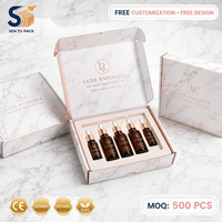 Boîte cosmétique personnalisée pour l'e-commerce, boîte d'expédition en carton ondulé, emballage couleur, échantillon gratuit, fabrication directe, OEM