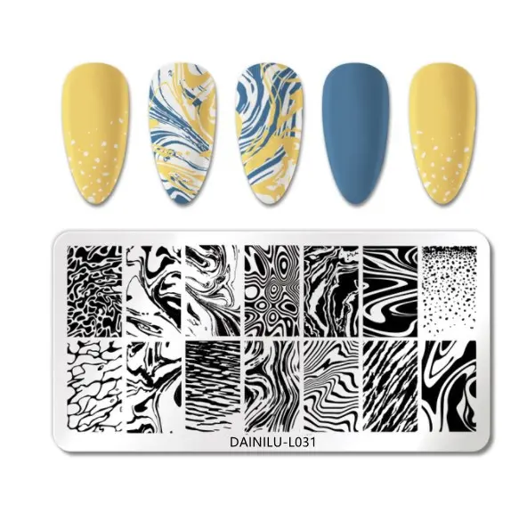 uv gel nail polish stamp metal plates manicure tools designer nails art stamping plate