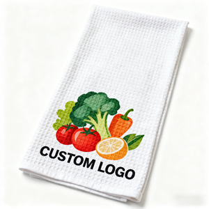 Chiffons à vaisselle en microfibre super absorbants, durables et à séchage rapide, imprimés sur mesure, très demandés pour le lavage de la vaisselle en cuisine - Product Image 1