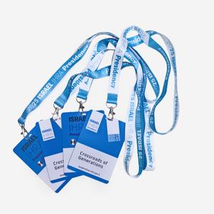 บัตรผ่านงาน VIP พลาสติกเคลือบ PVC ไม่มีขั้นต่ำในการสั่งซื้อ พร้อมสายคล้องคอ พิมพ์ลายตามสั่ง - Product Image 2