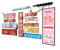 Affichage numérique LED d'angle d'étagère pour fournisseurs B2B, P2.5 GOB, étanche, certifié CE RoHS UE, en stock