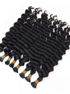 Bán buôn đôi rút ra nguyên liệu Nga nguyên lớp biểu bì Remy tóc Keratin U Flat Micro liên kết I tip 100% phần mở rộng tóc người cho salon - Product Image 6