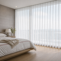 Rideaux motorisés intelligents occultants électriques avec télécommande pour la obscurcissement des fenêtres de la maison, de la chambre et du bureau