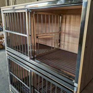 Gabbia per Piccioni in Acciaio Inox e Legno per Esterni, per Allevamento, Gare e Addestramento, Arredamento per Animali Domestici - Product Image 6