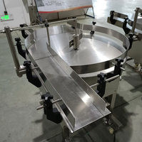 Bouteille ronde automatique peut étain Table d'alimentation rotative Accumulation Table de désembrouillage Machines plateau tournant