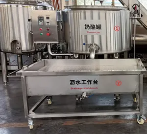 Factory Directly Supply Cheese Mixing Machine Cheese Making Production Line Cream Cheese Making Tanker Machine