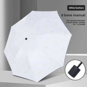 Parapluie personnalisé avec logo, protection UV, parapluie de voyage, petit parapluie portable coupe-vent, parapluie promotionnel pour la pluie et le soleil avec logo - Product Image 2