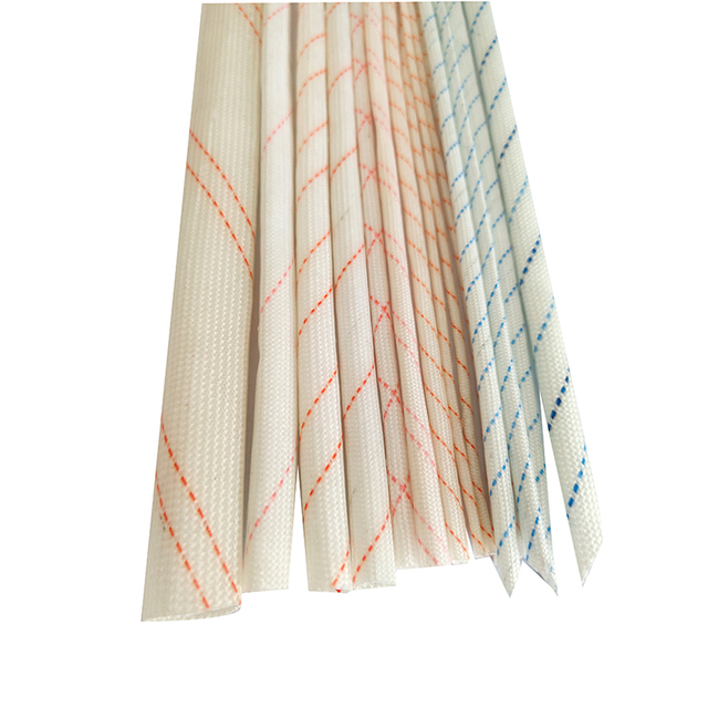 Electrical Insulation Material 1.5kv 2.5kv Silicone Coated PVC Fiberglass Sleeve 2715 Electronic Pvc Insulating Sleeving