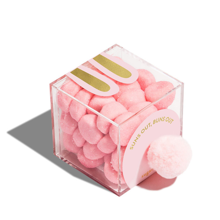 Fait sur commande Petit Clair Bonbons Boîte En Plastique Transparente