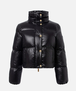 Parka de burbujas acolchada ligera para mujer, chaquetas acolchadas, 100% poliéster, impermeables y a prueba de viento, abrigos cortos acolchados de invierno - Product Image 3