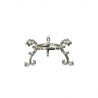 Vente directe usine Support triangulaire en métal pour boule de cristal, base de présentation pour cristal, diamant, verre et pierre brute, style nordique