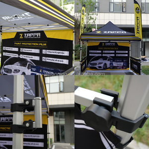 Tente de salon professionnel en tissu polyester résistant au vent avec logo personnalisable pour les sommets technologiques et les présentations de lancement de produits - Product Image 4