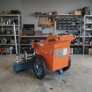 Chargeuse compacte sur chenilles orange avec deux bras hydrauliques et panneau de commande pour usage agricole - Product Image 2