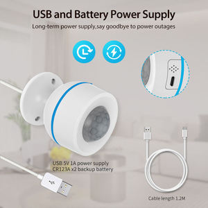 MT-PD07TM Security Alarm <b>Wireless</b> Tuya Matter Smart PIR Detector Motion <b>Sensor</b> with <b>Temperature</b> Humidity Detection - Product Image 2