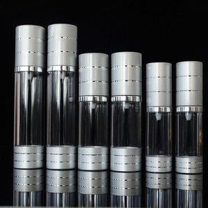 1oz 50 ml Face Cream Oil <b>Spray</b> Cosmetic Packaging 50ml 30ml 15ml 10ml 100ml Aluminum Silver AS Airless Pump Bottle for Lotion - Product Image 3