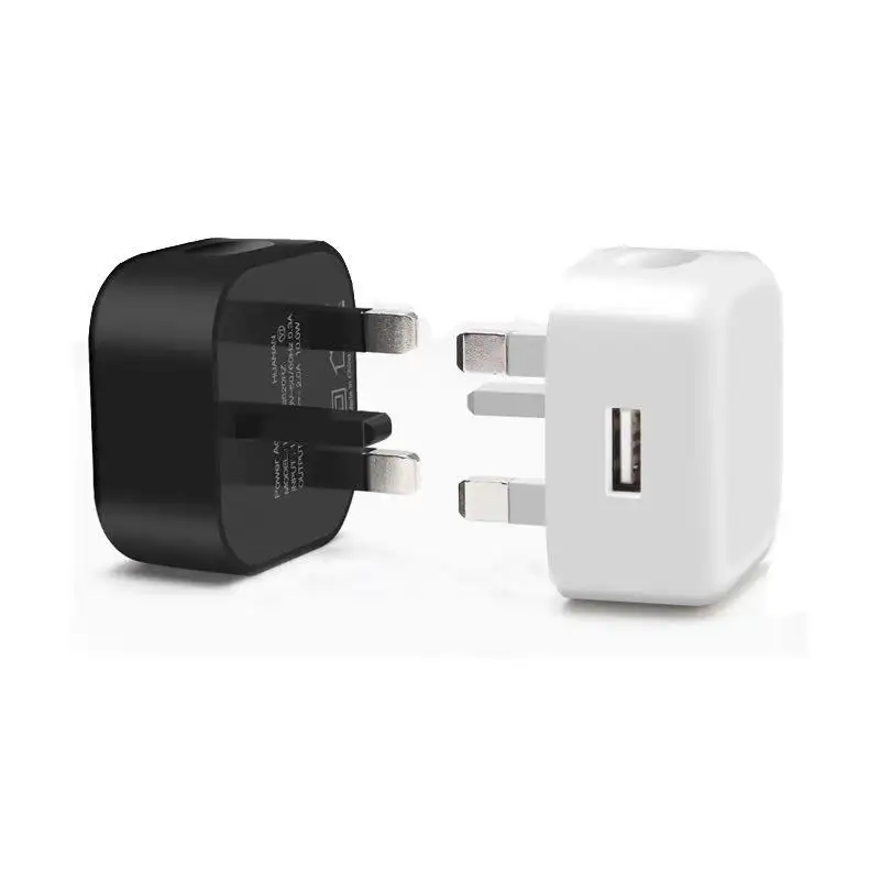 New UK phone charger with CE 10W 5V 2A 3 pin travel USB Universal Adapter