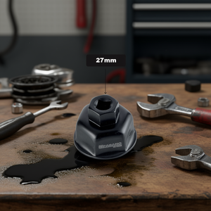 Casano Oil Filter Wrench <b>27mm</b> Hex <b>Socket</b> Steel Hand for Automotive Repair Tools - Product Image 2