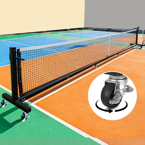 Red de Pickleball Resistente de Grado Profesional con Ruedas Portátiles para Fácil Movilidad, Altura Reglamentaria para Canchas Interiores, Entretenimiento - Product Image 1