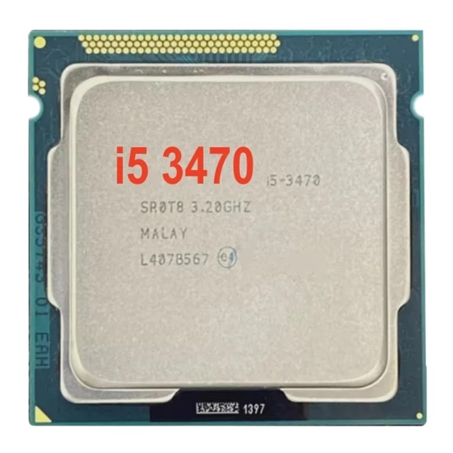 Factory Price Hot Sale I5 Cpu 1155 3470 with 3.2 Ghz in Stock I5 3470 Processor for Desktop Gaming Cpu