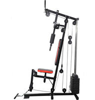 Station multifonctionnelle de musculation à domicile, cage de musculation, rack à squats, banc, équipement de musculation, machine de musculation Smith, grue à portique