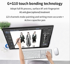 Tất cả một 4K màn hình cảm ứng 27/32 inch máy tính SSD ổ cứng <span class=keywords><strong>LCD</strong></span> 8MP máy ảnh g + G10 cảm ứng hoạt động tụ Bút cho công việc chơi nghiên cứu - Product Image 3