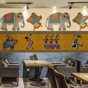 <span class=keywords><strong>Papier</strong></span> <span class=keywords><strong>peint</strong></span> exotique éléphant thaïlandais peintures murales de <span class=keywords><strong>style</strong></span> <span class=keywords><strong>ethnique</strong></span> sud-est asiatique et <span class=keywords><strong>papier</strong></span> <span class=keywords><strong>peint</strong></span> 3D pour restaurant et hôtel Yoga Studio - Product Image 2