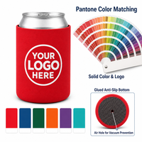 Support isotherme personnalisé en néoprène pour canettes et bouteilles de bière 12oz 16oz, avec logo par sublimation, portable
