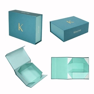 Scatola Regalo Rigida Pieghevole Magnetica con Chiusura a Fiocco in Raso, Scatola in Carta Rigida Riutilizzabile per Confezioni <span class=keywords><strong>di</strong></span> Lusso Cosmetiche - Product Image 2