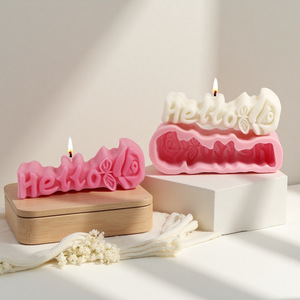 Love Rose Silicone <b>Mold</b> Cake Baking <b>Mold</b> For Valentine'S Day DIY <b>Candle</b> Making - Product Image 3