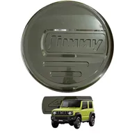 Housse de pneu de secours en ABS noir pour Jimny JB74 JB64 de 2020 à 2025