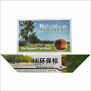 <strong>PVC</strong> Coated Rectangular Mattress Packaging <strong>Label</strong> Eco-friendly Custom Size Logo <strong>Label</strong> Fabric Printed <strong>Label</strong> - Product Image 5