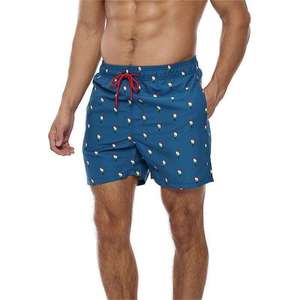 Short <span class=keywords><strong>de</strong></span> <span class=keywords><strong>bain</strong></span> en polyester pour homme, short <span class=keywords><strong>de</strong></span> surf, <span class=keywords><strong>maillot</strong></span> <span class=keywords><strong>de</strong></span> <span class=keywords><strong>bain</strong></span> avec deux œillets et poche arrière - Product Image 3