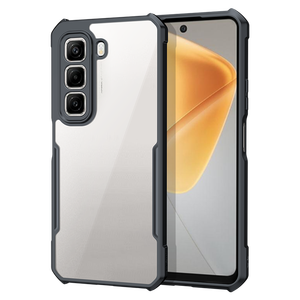 Chất lượng cao <span class=keywords><strong>4</strong></span> góc chống mùa thu Đen <span class=keywords><strong>TPU</strong></span> <span class=keywords><strong>bumper</strong></span> rõ ràng Acrylic cứng trong suốt Cover quay lại trường hợp điện thoại cho Infinix Hot 50 <span class=keywords><strong>4</strong></span> gam - Product Image 2