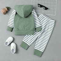 Conyson Lente Katoen Kid Jongens Mode Volledige Mouw Capuchon Broek 2 Stuks Set Herfst Sportkleding Kinderkleding Sets Voor jongens