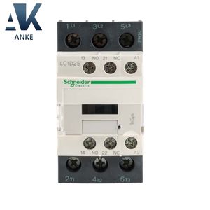 LC1D25M7 Contacteur électrique série LC1D 3 pôles contact 40 A tension de contact 690 V AC contacteurs pour Schneider - Product Image 1