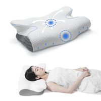 HNOS Cervic OEM ODM China Großhandel Modernes Ergonomisches Orthopädisches Funktionskissen aus Memory-Schaum für Nackenschmerzen beim Schlafen